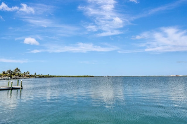 1701 Bayshore Dr, Hutchinson Island, FL 34949 - water view with a boat dock