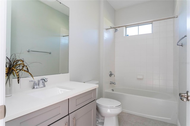 10427 Royal Cypress Way, Orlando, FL 32836 - full bathroom with vanity,  shower combination, and tile patterned flooring