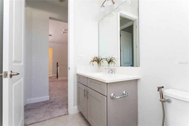 10427 Royal Cypress Way, Orlando, FL 32836 - bathroom with vanity and tile patterned floors