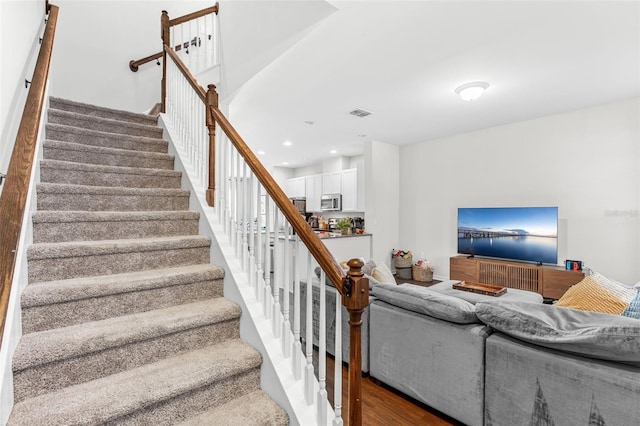 11686 Water Run Aly, Windermere, FL 34786 - stairs featuring recessed lighting