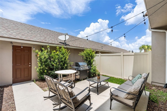 11686 Water Run Aly, Windermere, FL 34786 - view of patio featuring grilling area and an outdoor hangout area