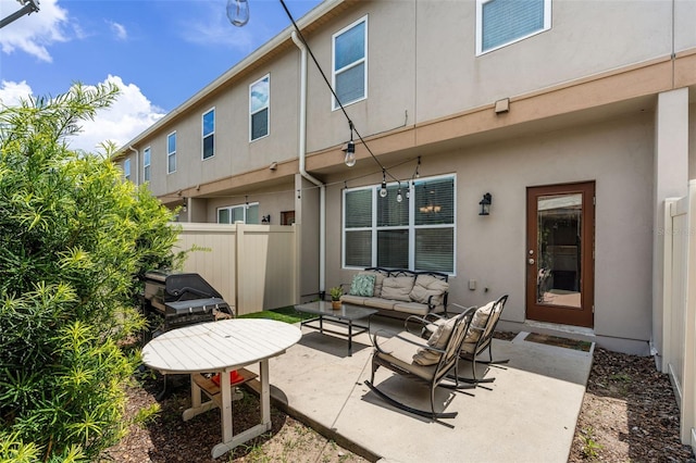 11686 Water Run Aly, Windermere, FL 34786 - view of patio / terrace featuring an outdoor living space