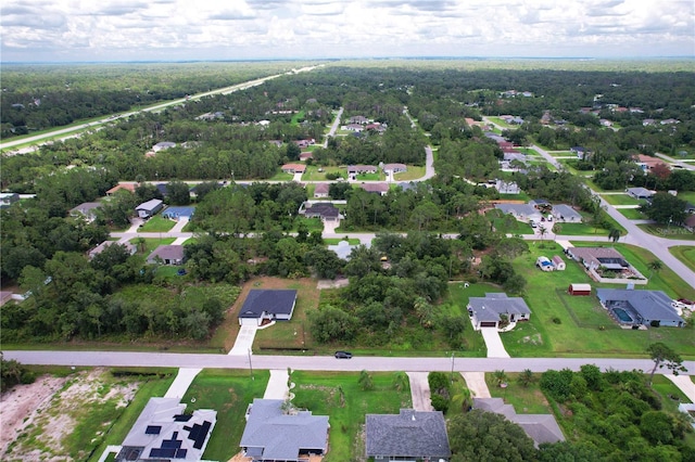 4447 Heyward St, North Port, FL 34291 - aerial view of property and surrounding area with nearby suburban area