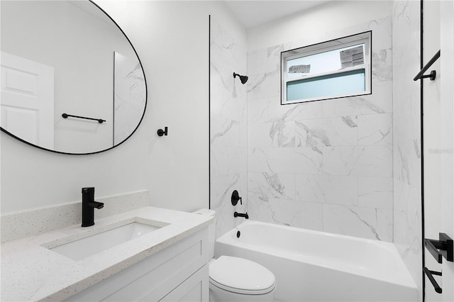4447 Heyward St, North Port, FL 34291 - bathroom with vanity and shower / bathtub combination
