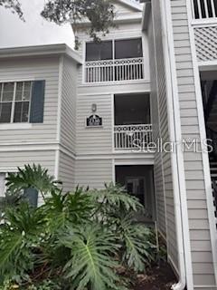 view of property exterior featuring a balcony