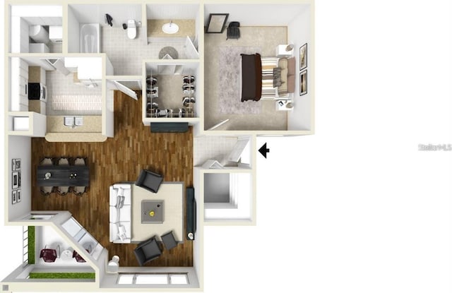 view of home floor plan