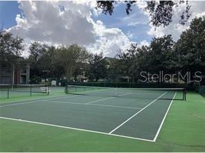 view of tennis court