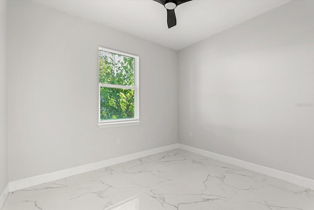 2446 Greenway, Sanford, FL 32771 - empty room with marble finish flooring and ceiling fan