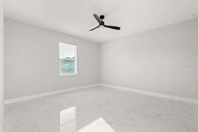 2446 Greenway, Sanford, FL 32771 - spare room featuring marble finish flooring and baseboards