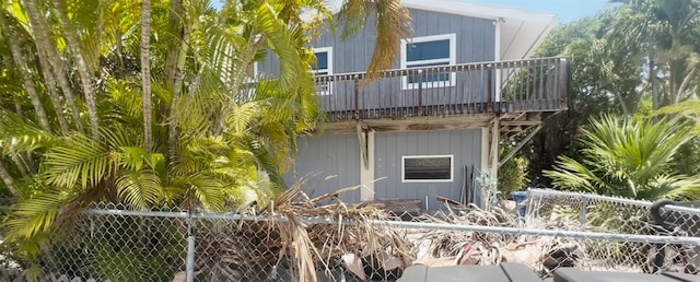 3767 Hibiscus St, Big Pine Key, FL 33043 - view of property exterior with a fenced front yard