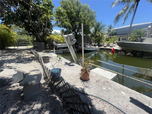 3767 Hibiscus St, Big Pine Key, FL 33043 - dock area featuring a water view