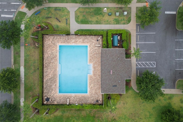 565 Ogelthorpe Dr, Davenport, FL 33897 - bird's eye view of a pool area