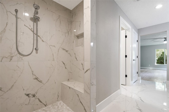 213 W Tilden St, Winter Garden, FL 34787 - full bath featuring a marble finish shower and marble tiled floors