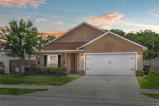 2980 Cool Breeze Cir, Saint Cloud, FL 34769 - single story home with stucco siding, concrete driveway, and a garage