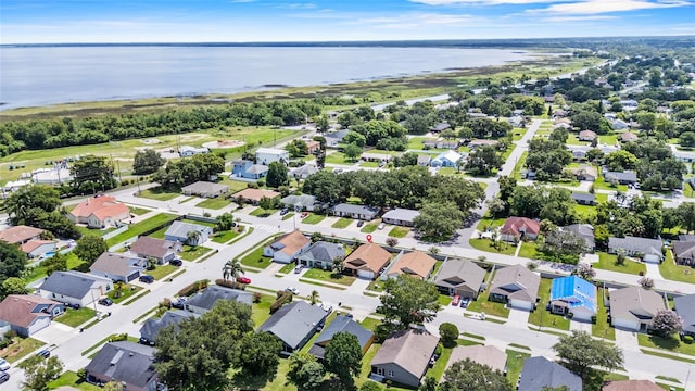 2980 Cool Breeze Cir, Saint Cloud, FL 34769 - aerial overview of property's location featuring a large body of water and nearby suburban area