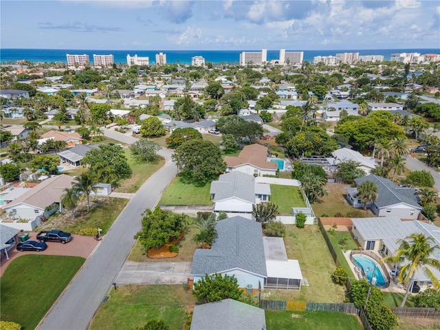2075 Abalone Ave, Indialantic, FL 32903 - aerial perspective of suburban area featuring a nearby body of water