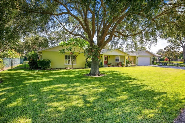 4230 Havana Dr, Cocoa, FL 32927 - single story home with a garage, asphalt driveway, and stucco siding