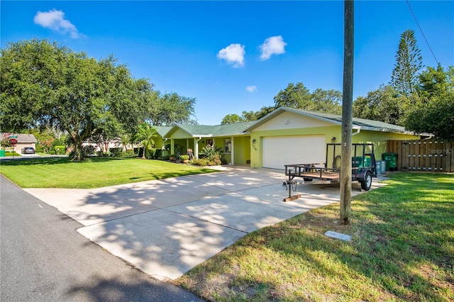 4230 Havana Dr, Cocoa, FL 32927 - single story home with a garage, driveway, and stucco siding