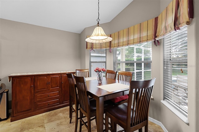 871 Paddington Ter, Lake Mary, FL 32746 - dining area featuring lofted ceiling
