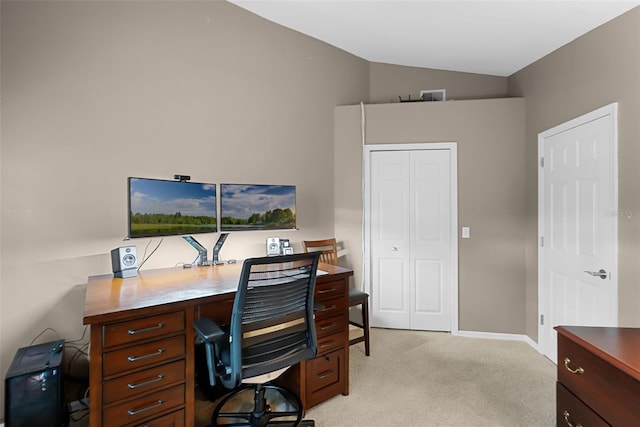871 Paddington Ter, Lake Mary, FL 32746 - office space with lofted ceiling and light carpet