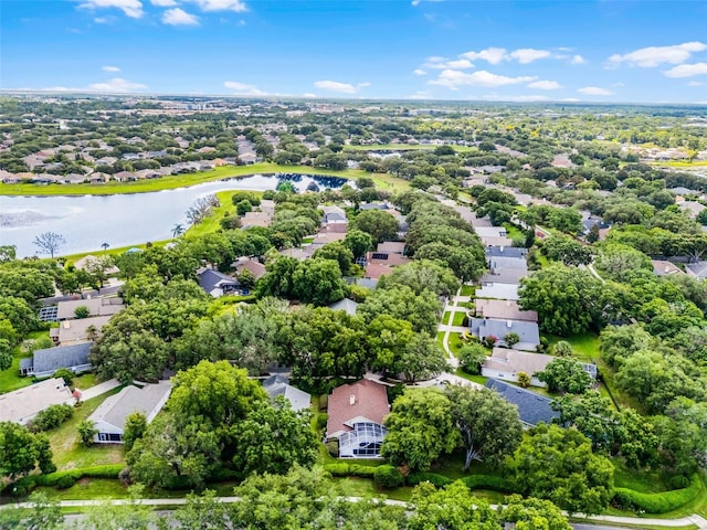 871 Paddington Ter, Lake Mary, FL 32746 - aerial perspective of suburban area featuring a large body of water