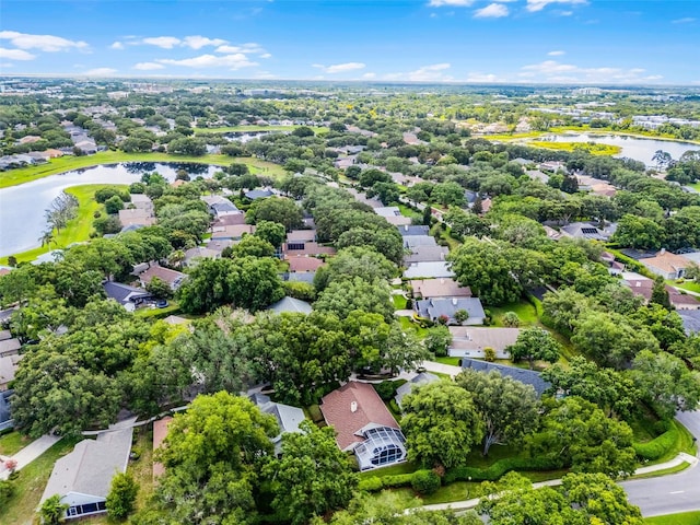 871 Paddington Ter, Lake Mary, FL 32746 - aerial perspective of suburban area with a large body of water
