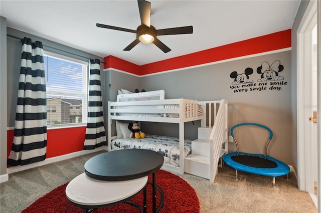 4185 Paragraph Dr, Kissimmee, FL 34746 - bedroom with ceiling fan and baseboards
