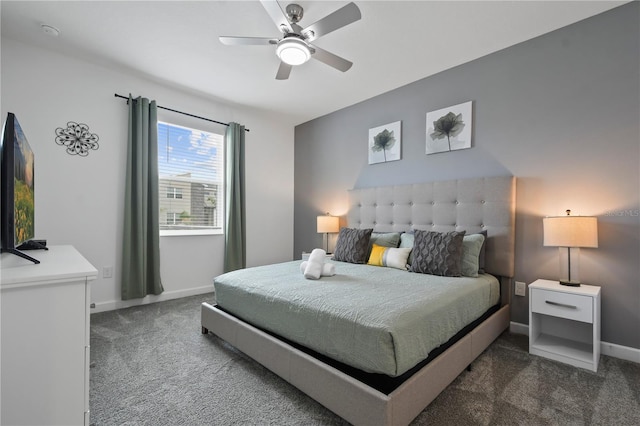 4185 Paragraph Dr, Kissimmee, FL 34746 - carpeted bedroom featuring baseboards and a ceiling fan