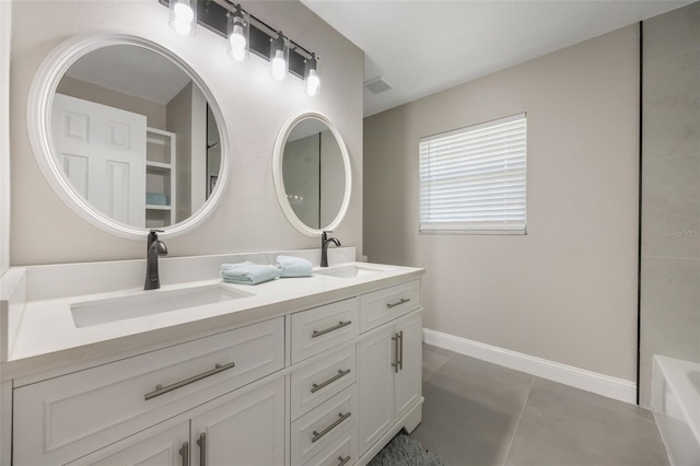 102 Linda Ln, Lake Mary, FL 32746 - bathroom with double vanity and a tub