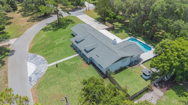 102 Linda Ln, Lake Mary, FL 32746 - aerial view of property and surrounding area featuring a pool area