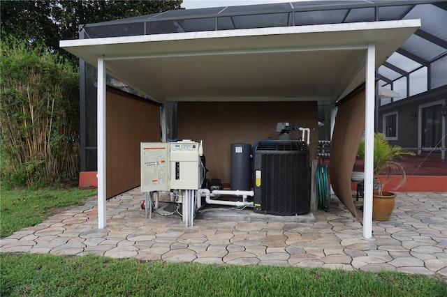 13785 SE 39th Ter, Summerfield, FL 34491 - view of patio / terrace featuring a lanai