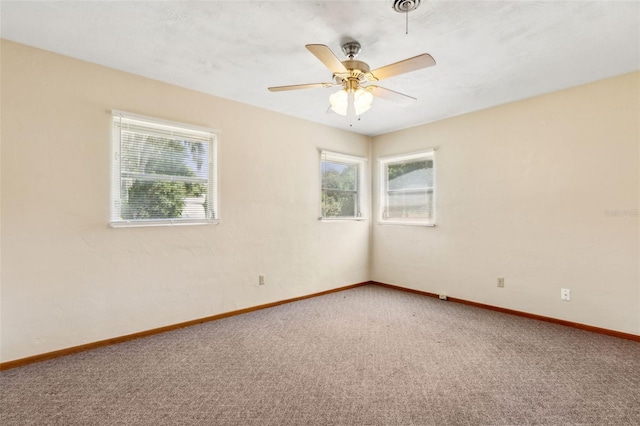 146 Mills Rd, Deland, FL 32724 - carpeted spare room with plenty of natural light and a ceiling fan