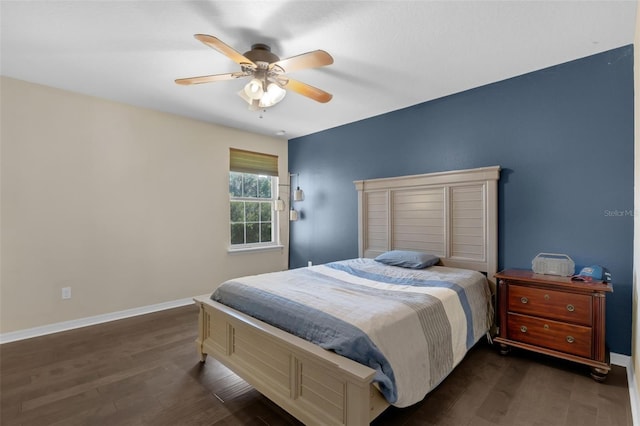 480 Buckhorn Dr, Winter Springs, FL 32708 - bedroom featuring dark wood-type flooring and a ceiling fan