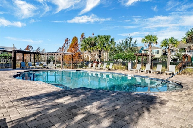480 Buckhorn Dr, Winter Springs, FL 32708 - community pool with a pergola and a patio