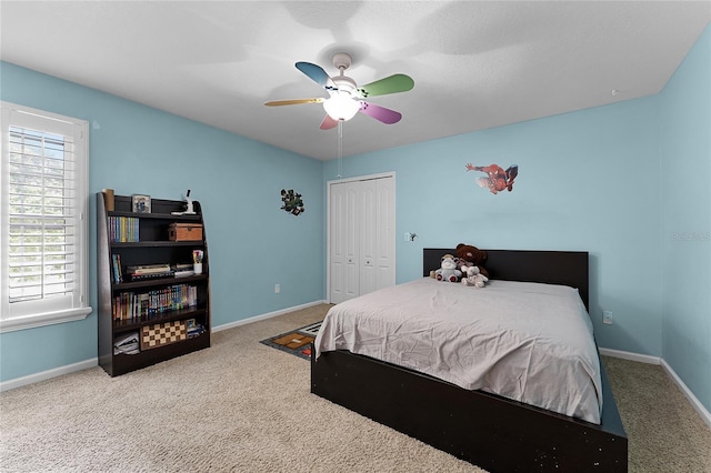 207 Via Tuscany Loop, Lake Mary, FL 32746 - carpeted bedroom featuring a closet and a ceiling fan