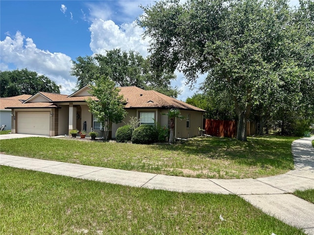734 La Costa St, Minneola, FL 34715 - single story home with a garage, stucco siding, and concrete driveway