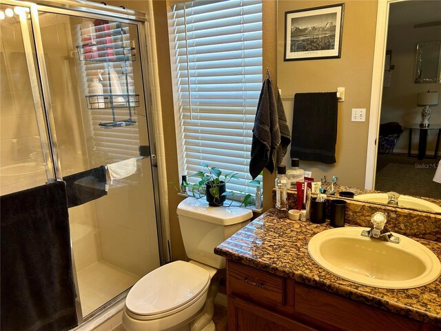 734 La Costa St, Minneola, FL 34715 - full bath featuring vanity and a stall shower