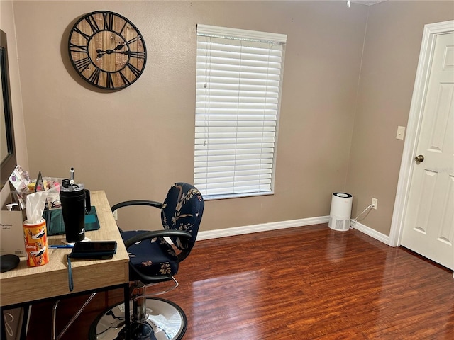 734 La Costa St, Minneola, FL 34715 - office area with wood finished floors and baseboards