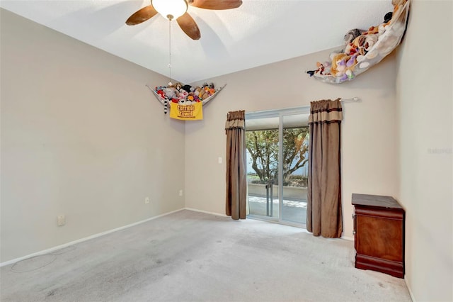 1039 Eagles Forrest Dr, Apopka, FL 32712 - empty room with carpet flooring and ceiling fan
