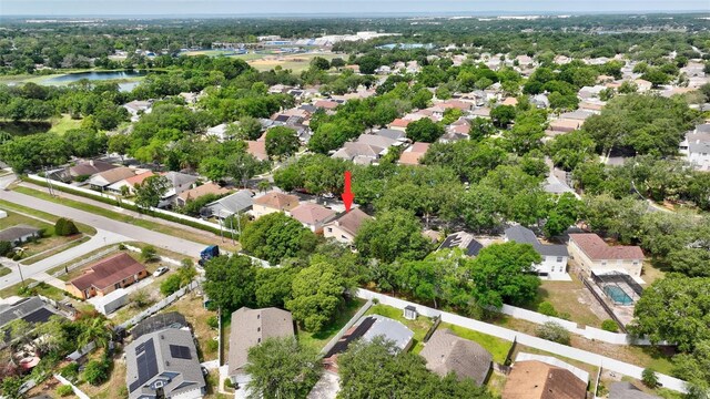 1039 Eagles Forrest Dr, Apopka, FL 32712 - aerial view of property and surrounding area with nearby suburban area and a large body of water