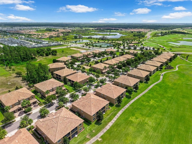 8970 Azalea Sands Ln Unit 2302, Davenport, FL 33896 - aerial perspective of suburban area featuring a nearby body of water and a local golf course