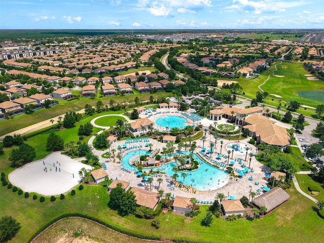 8970 Azalea Sands Ln Unit 2302, Davenport, FL 33896 - aerial view of property's location with a pool and nearby suburban area