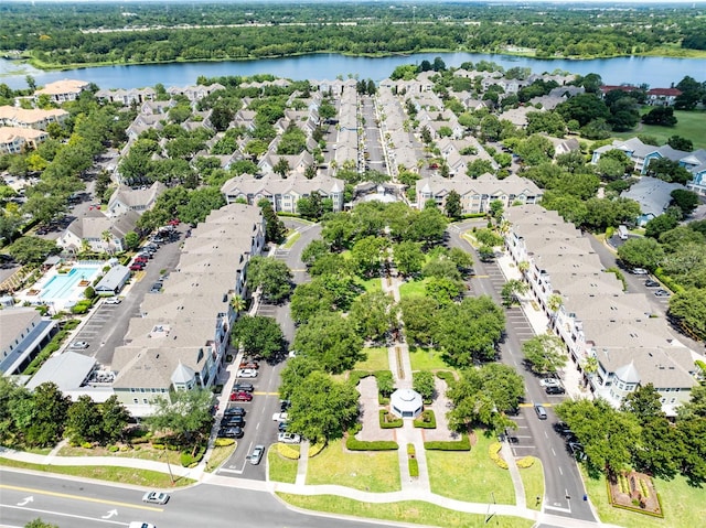 3280 Soho St Unit 306, Orlando, FL 32835 - aerial view of residential area with a large body of water