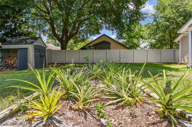 145 Lakeside Cir, Sanford, FL 32773 - view of yard with a shed