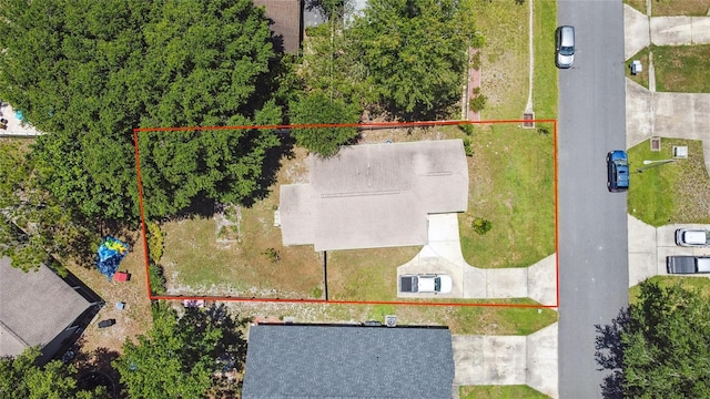 145 Lakeside Cir, Sanford, FL 32773 - aerial view of property and surrounding area with property parcel outlined