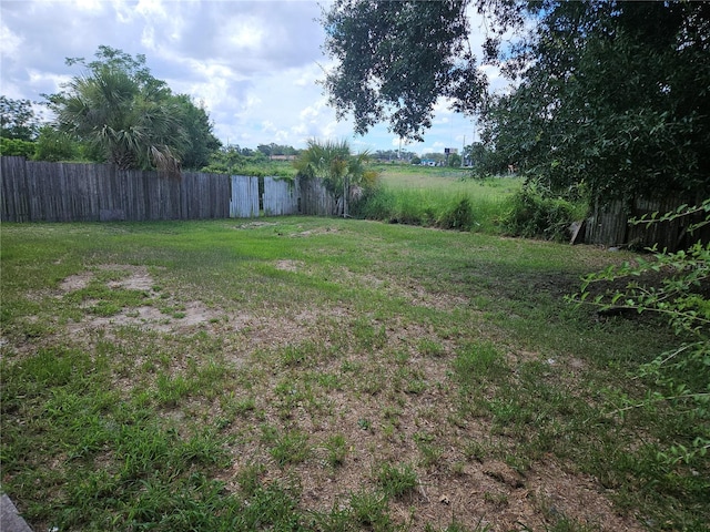 view of yard