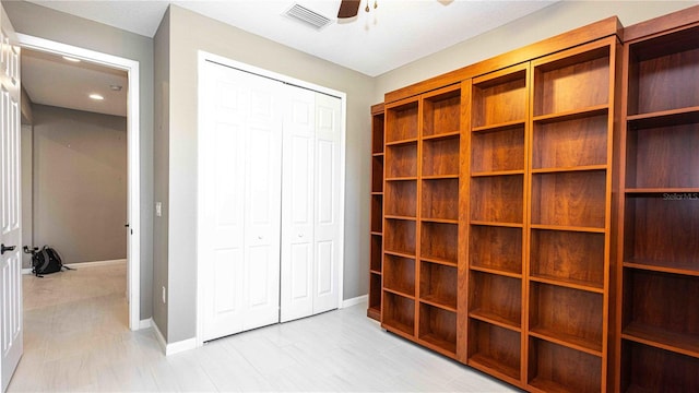 922 Suffolk Pl, Davenport, FL 33896 - unfurnished bedroom with a closet, ceiling fan, and recessed lighting