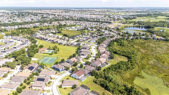 922 Suffolk Pl, Davenport, FL 33896 - aerial view of property's location with a large body of water and nearby suburban area