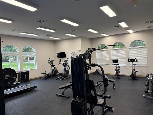 922 Suffolk Pl, Davenport, FL 33896 - gym with healthy amount of natural light