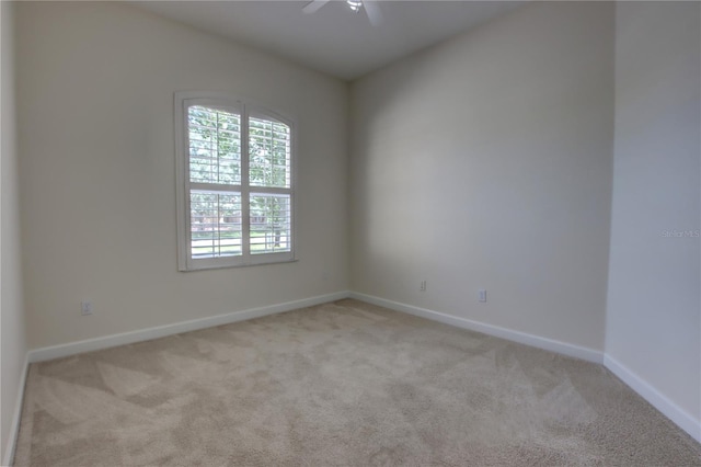 1679 Shadowmoss Cir, Lake Mary, FL 32746 - spare room featuring light colored carpet and a ceiling fan